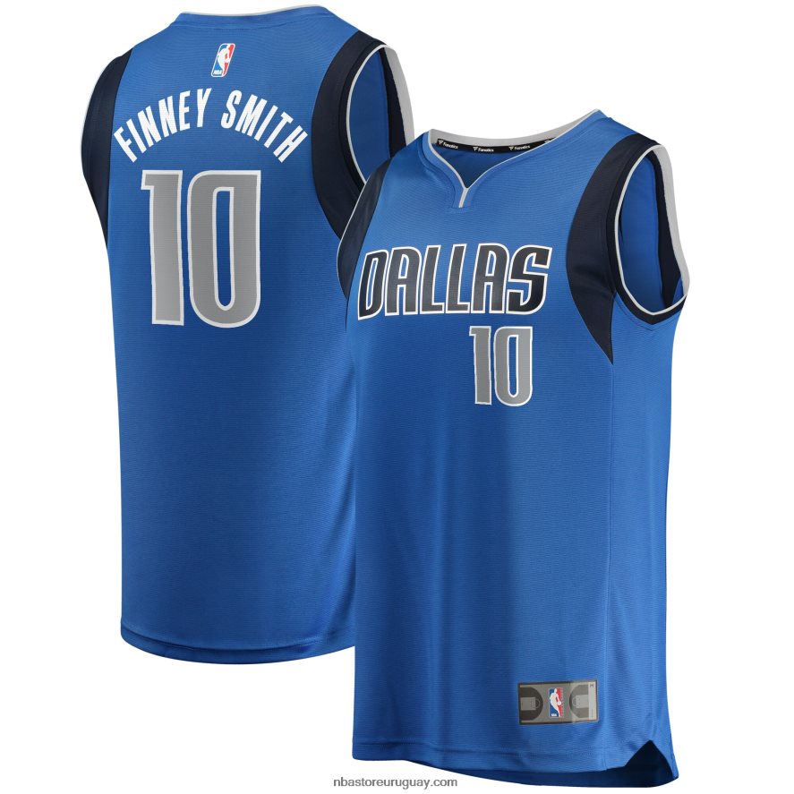 dallas mavericks dorian finney-smith azul réplica de camiseta de descanso rápido 6L080N6908 NBA