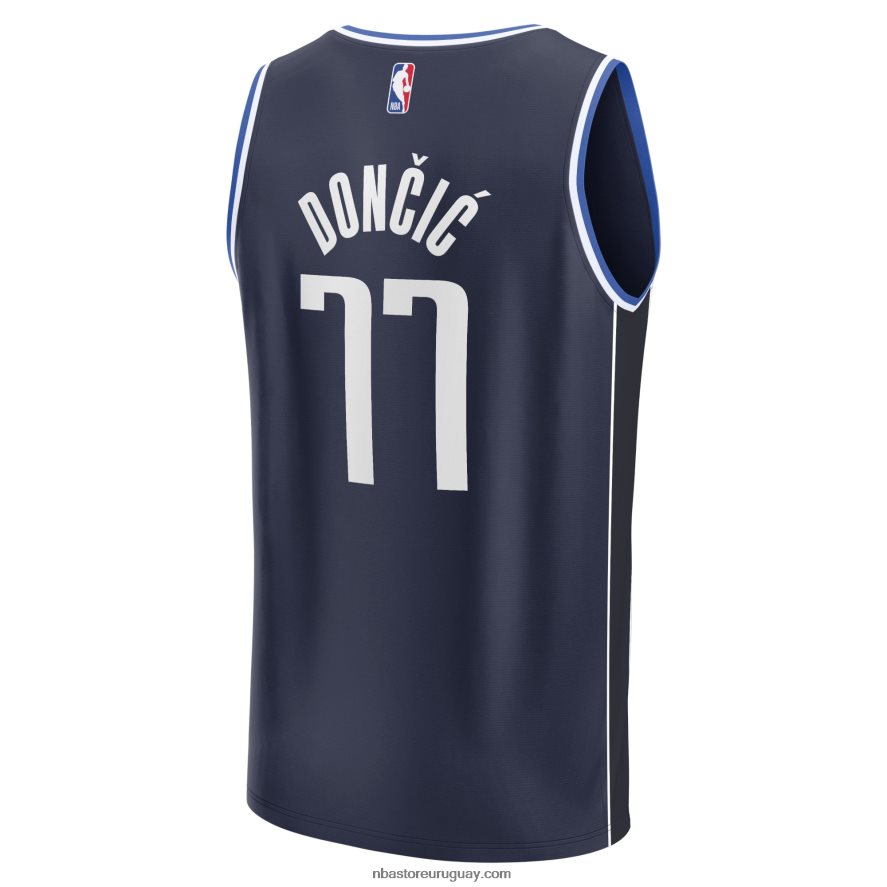 dallas mavericks luka doncic camiseta de jugador de ruptura rápida azul marino 6L080N173 NBA