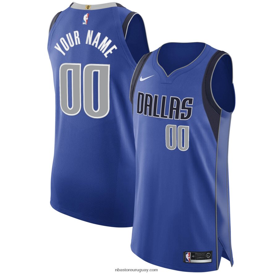 dallas mavericks nike royal auténtico personalizado jersey 6L080N2354 NBA