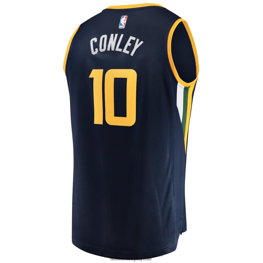 utah jazz mike conley azul marino fast break replica jugador jersey 6L080N7058 NBA