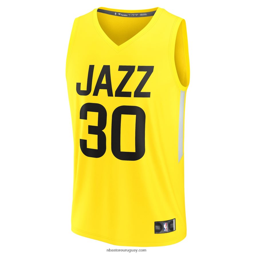 utah jazz ochai agbaji amarillo fast break replica jugador jersey 6L080N1876 NBA