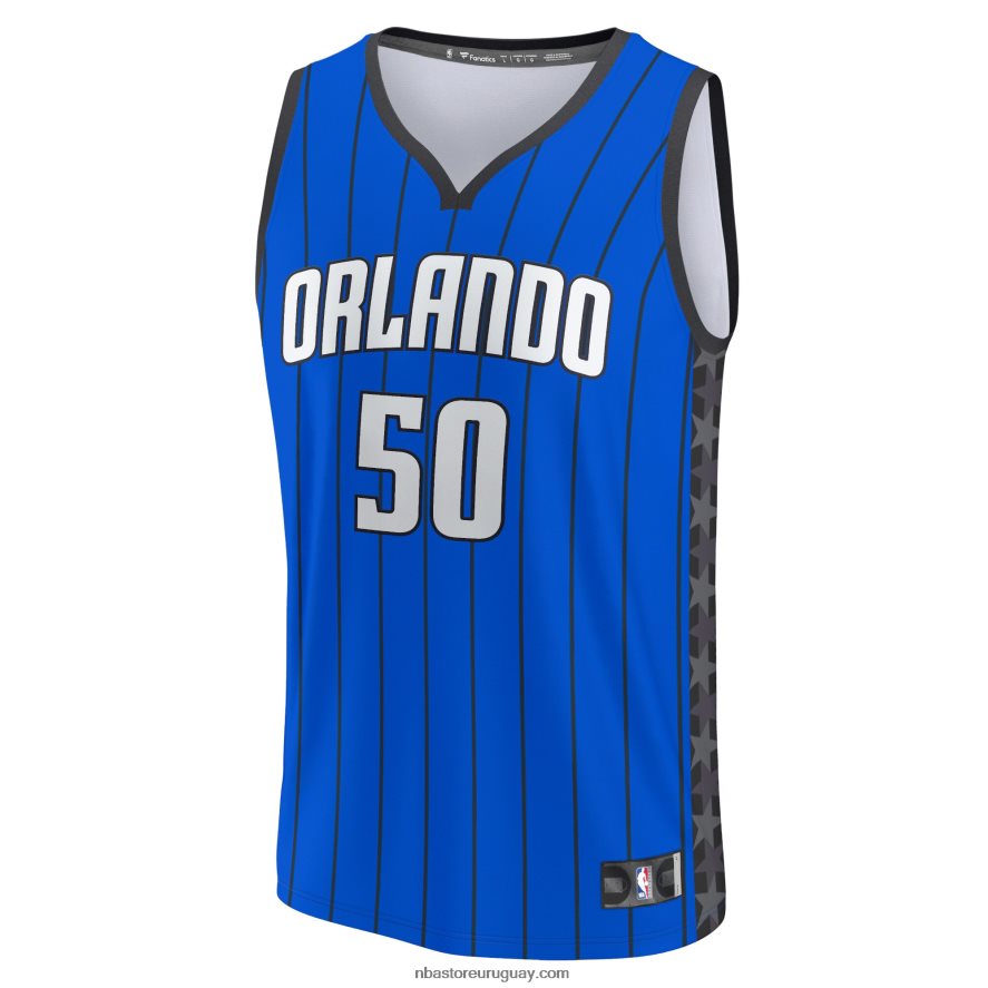 Camiseta réplica azul Orlando Magic Cole Anthony Fast Break 6L080N2638 NBA