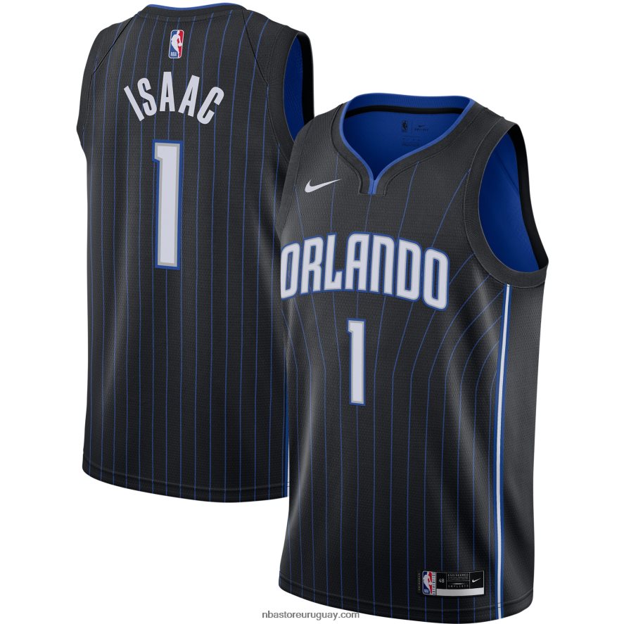 camiseta orlando magic jonathan isaac nike swingman negra 6L080N4788 NBA