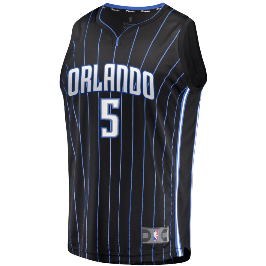 orlando magic paolo banchero black draft selección de primera ronda fast break replica player jersey 6L080N158 NBA