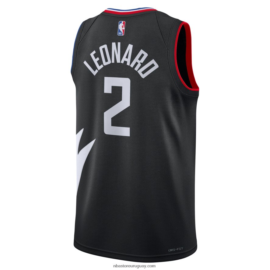 la clippers kawhi leonard jordan marca negro swingman jersey 6L080N206 NBA