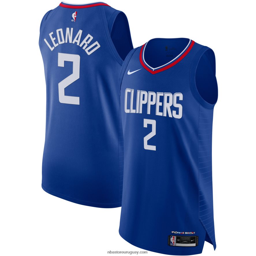 la clippers kawhi leonard nike royal auténtico jersey 6L080N6952 NBA