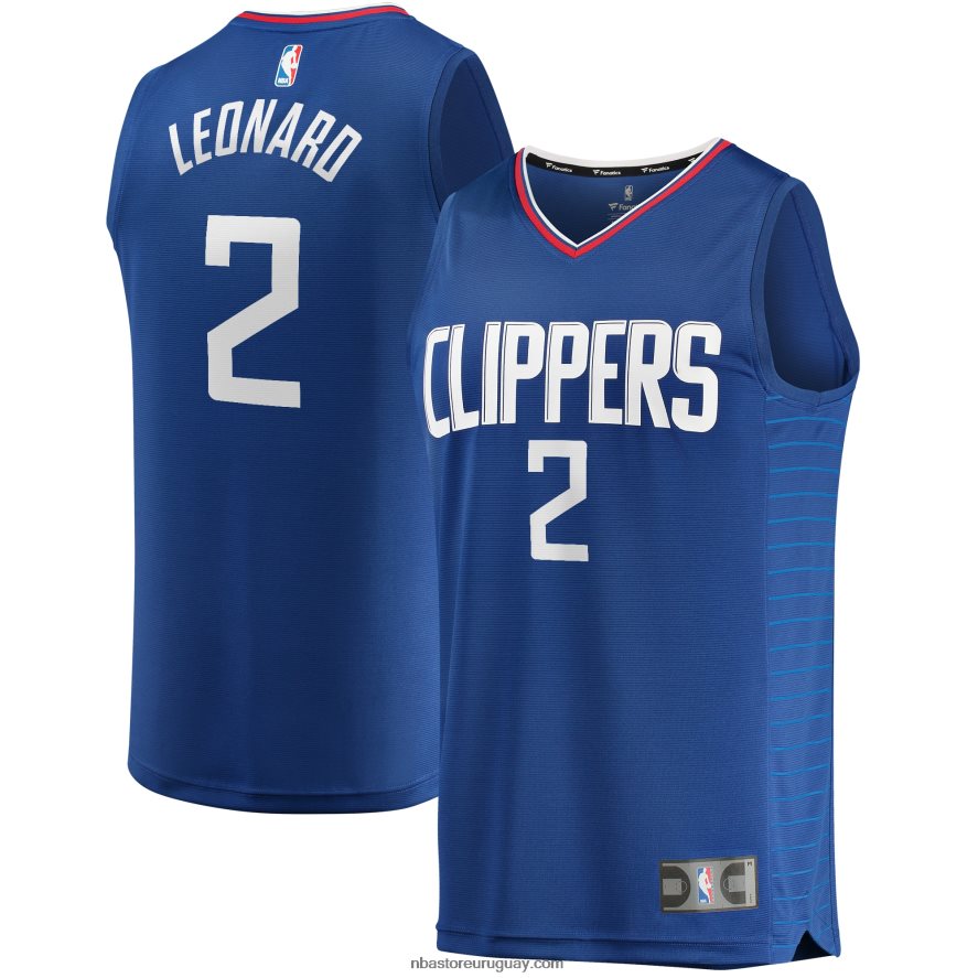 la clippers kawhi leonard royal fast break réplica jersey 6L080N1342 NBA