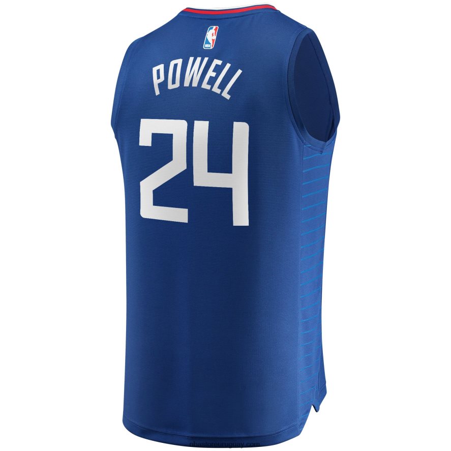 la clippers norman powell royal fast break réplica jersey 6L080N8751 NBA