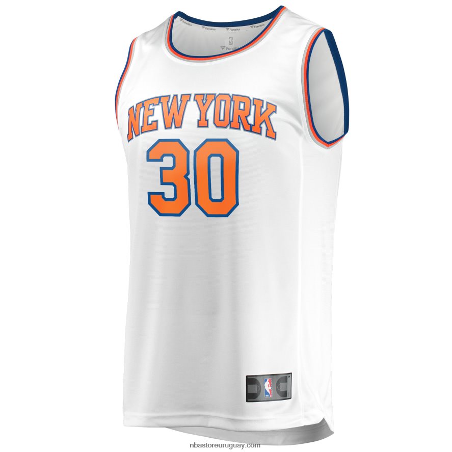 New York Knicks Julius Randle Réplica de camiseta blanca de jugador Fast Break 6L080N154 NBA