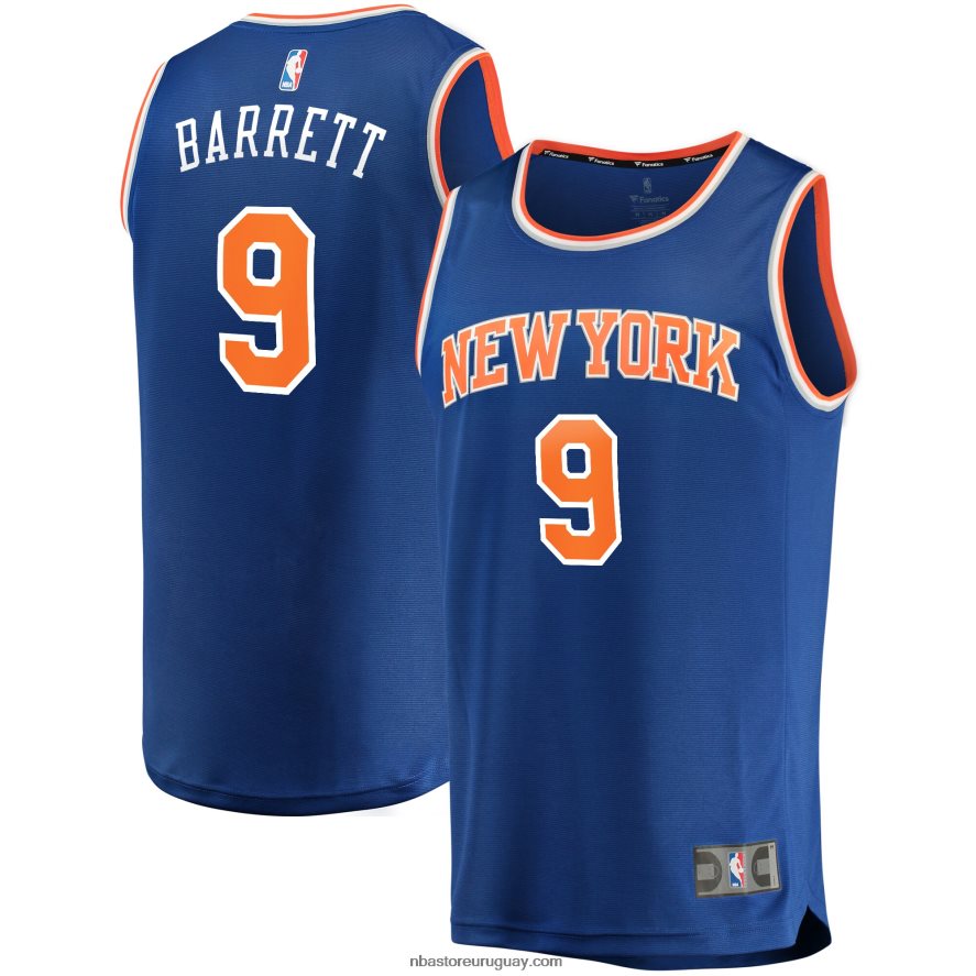 New York Knicks Rj Barrett Réplica De Camiseta Royal Fast Break 6L080N630 NBA