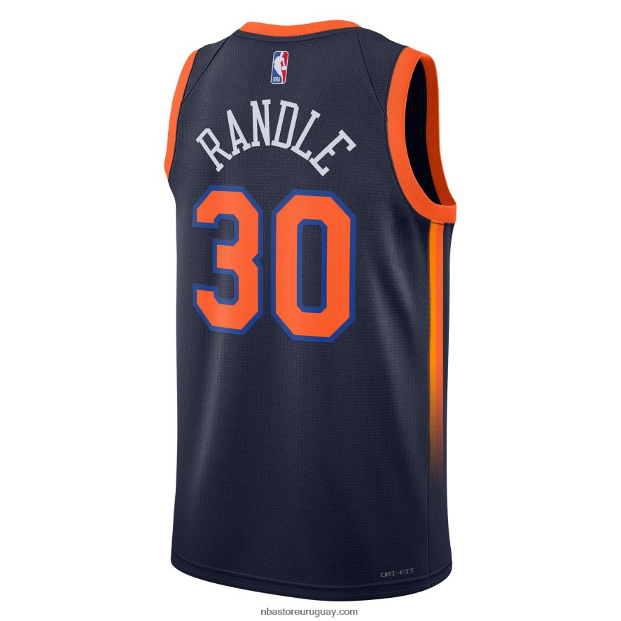 julius randle nueva york knicks jordan marca azul marino swingman jersey 6L080N3739 NBA