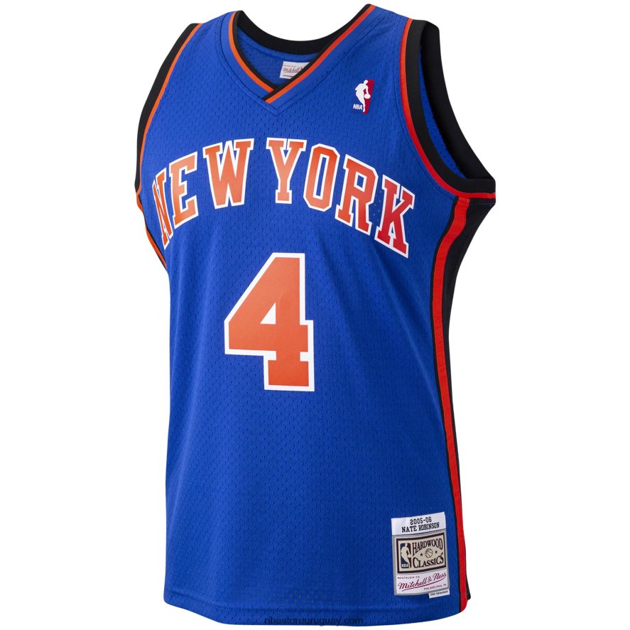 new york knicks nate robinson mitchell & ness blue hardwood classics swingman player jersey 6L080N2027 NBA