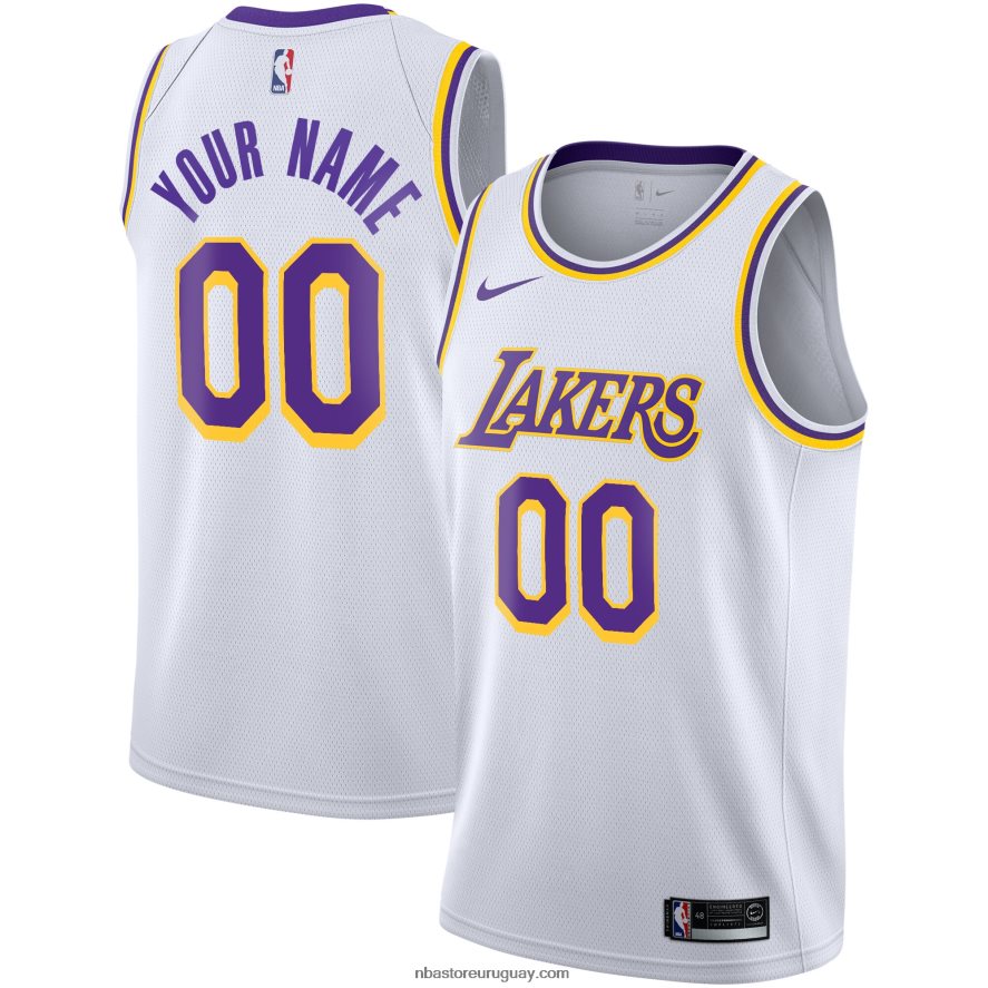 Los angeles lakers nike blanco swingman camiseta personalizada 6L080N2041 NBA