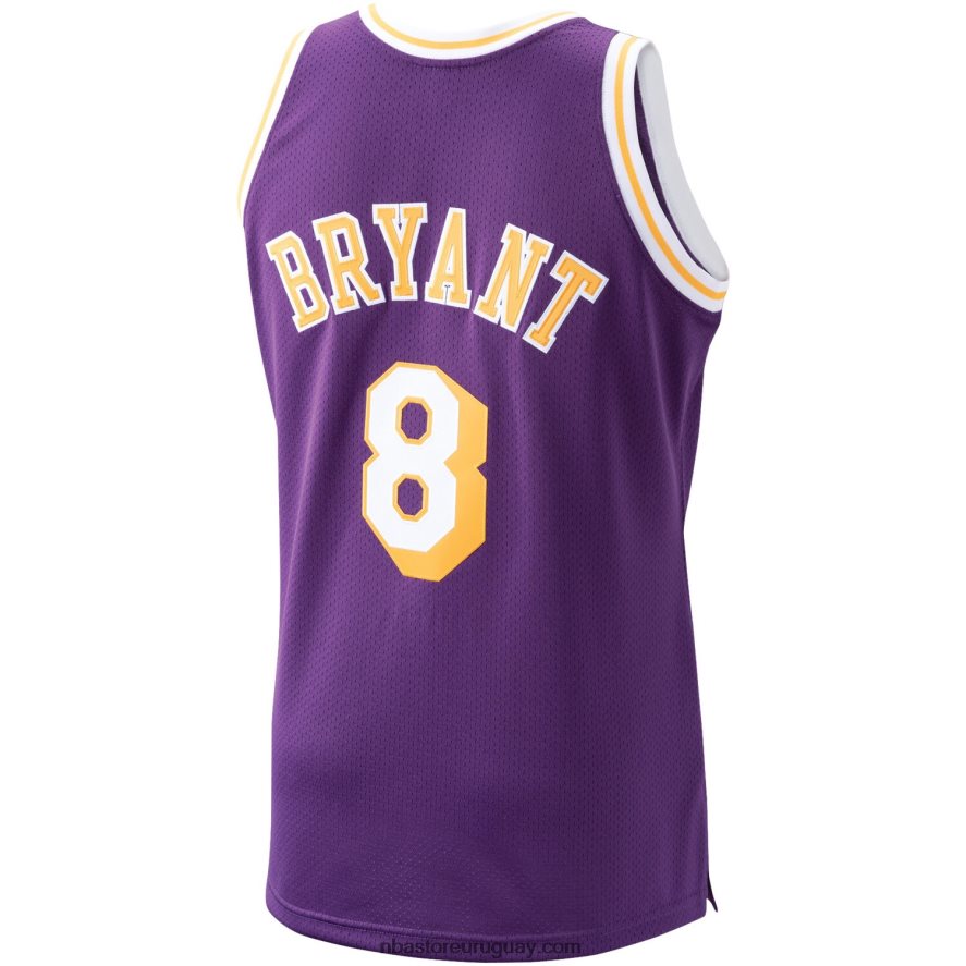 los angeles lakers kobe bryant mitchell & ness púrpura clásico de madera dura auténtico playera de jugador 6L080N2729 NBA