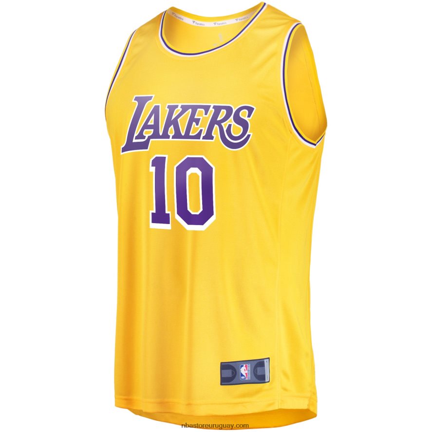 los angeles lakers max christie oro fast break réplica playera de jugador - icono 6L080N6012 NBA