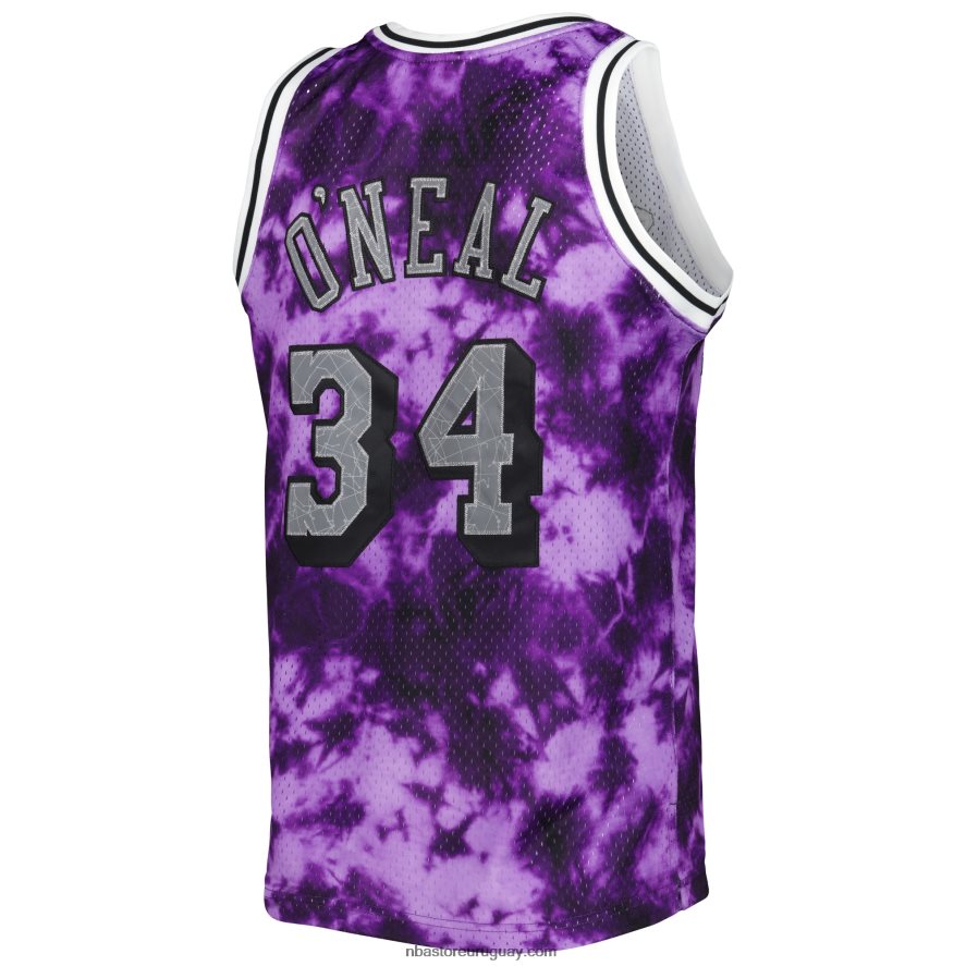 los angeles lakers shaquille o\'neal mitchell & ness púrpura galaxy swingman jersey 6L080N1620 NBA