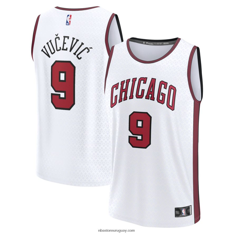camiseta chicago bulls nikola vucevic blanca fastbreak 6L080N5958 NBA
