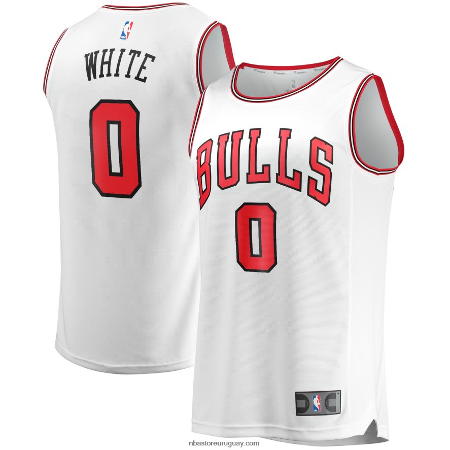 chicago bulls coby white white fast break replica jugador camiseta 6L080N6922 NBA