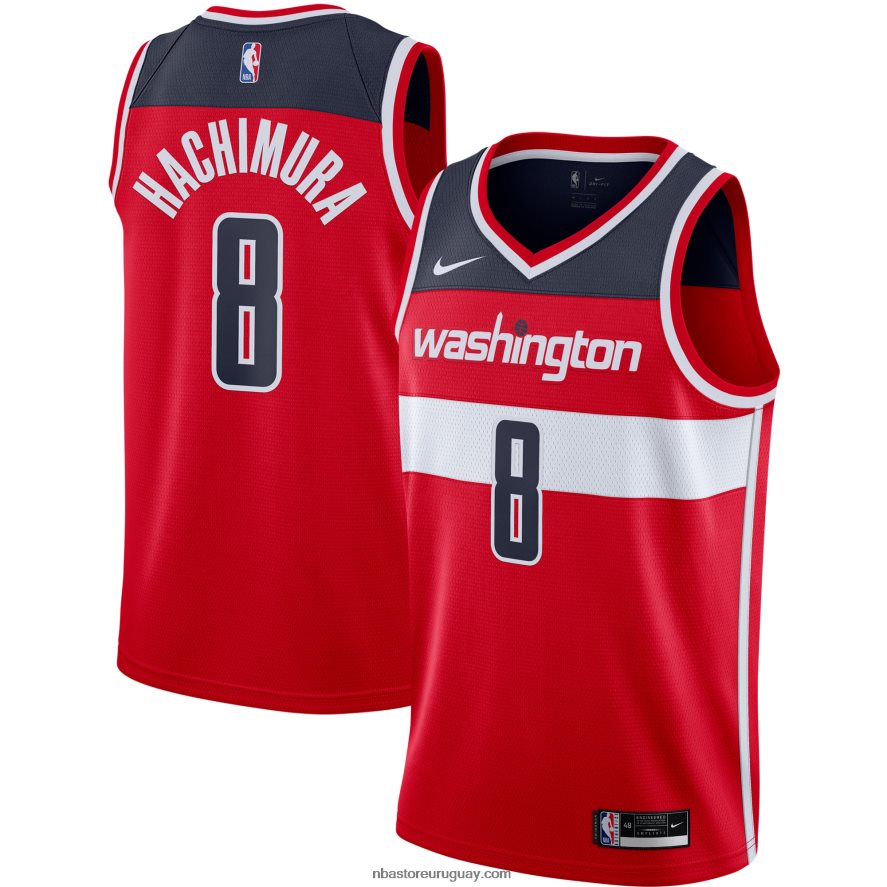 Camiseta Washington Wizards Rui Hachimura Nike Swingman Roja 6L080N5775 NBA
