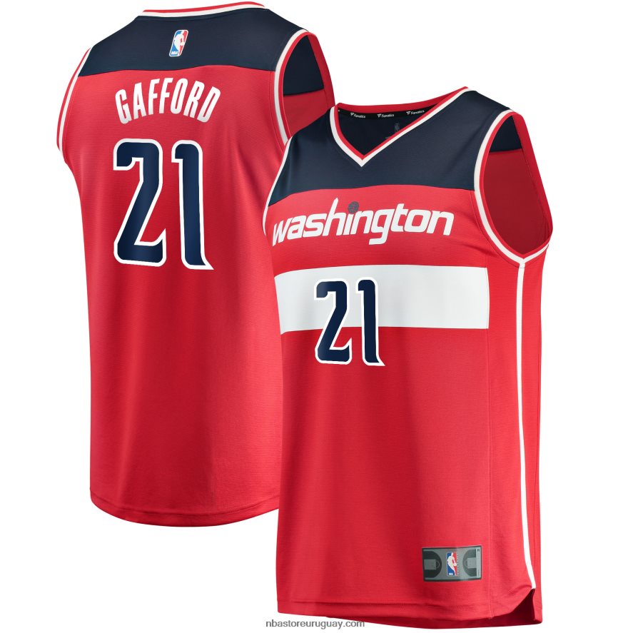 Washington Wizards Daniel Gafford Réplica de camiseta roja Fast Break Réplica 6L080N7740 NBA