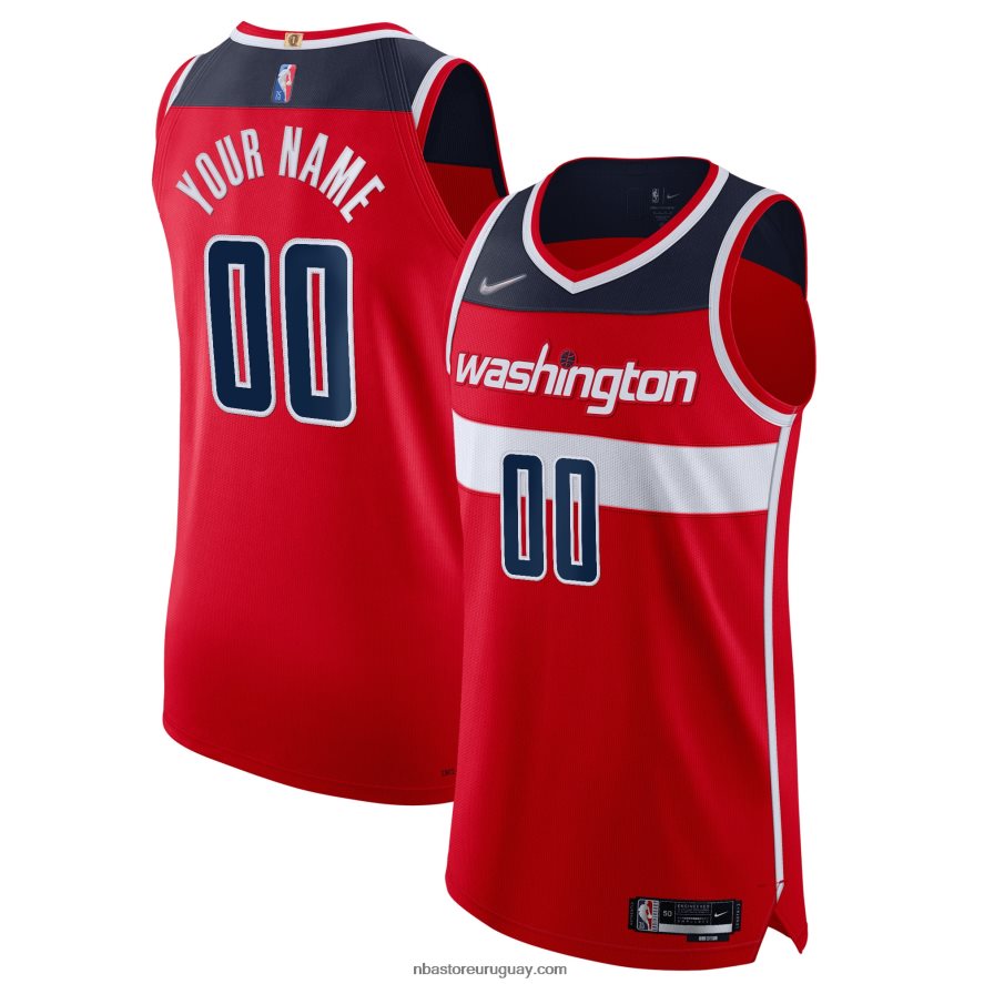Washington Wizards Nike Red Diamond Swingman - Camiseta personalizada auténtica 6L080N5056 NBA