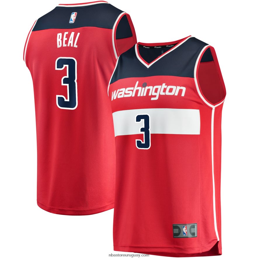 Washington Wizards bradley beal rojo fast break player jersey 6L080N2643 NBA
