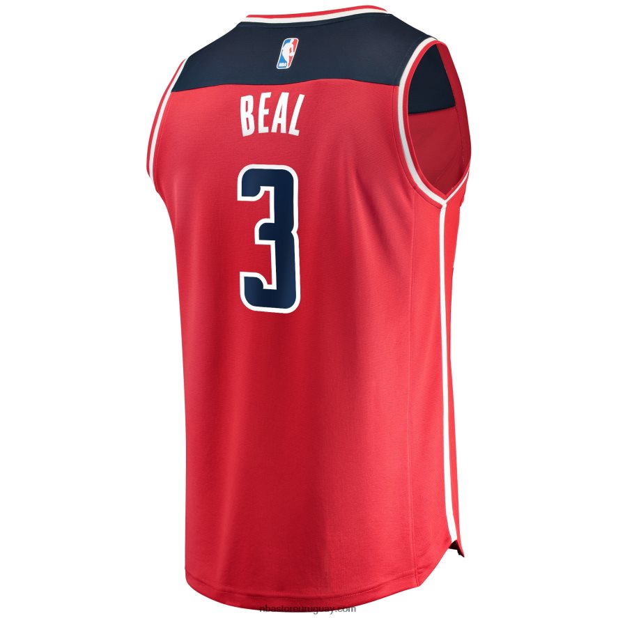 Washington Wizards bradley beal rojo fast break player jersey 6L080N2643 NBA