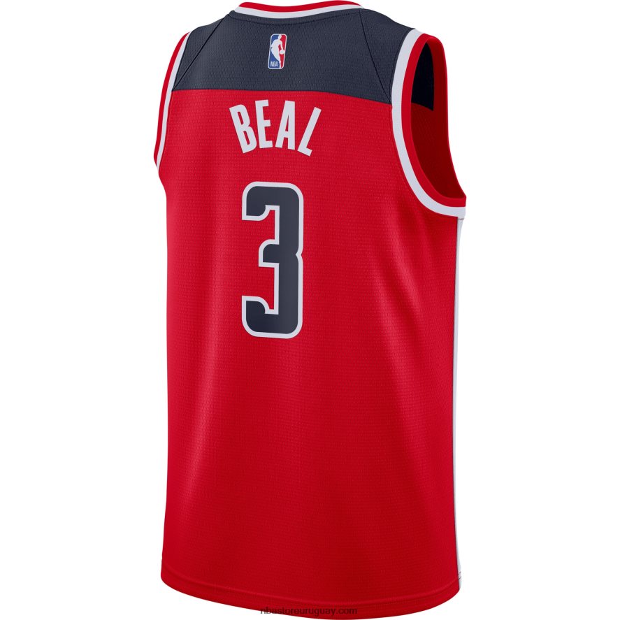 camiseta roja de los magos de washington bradley beal nike swingman 6L080N5922 NBA