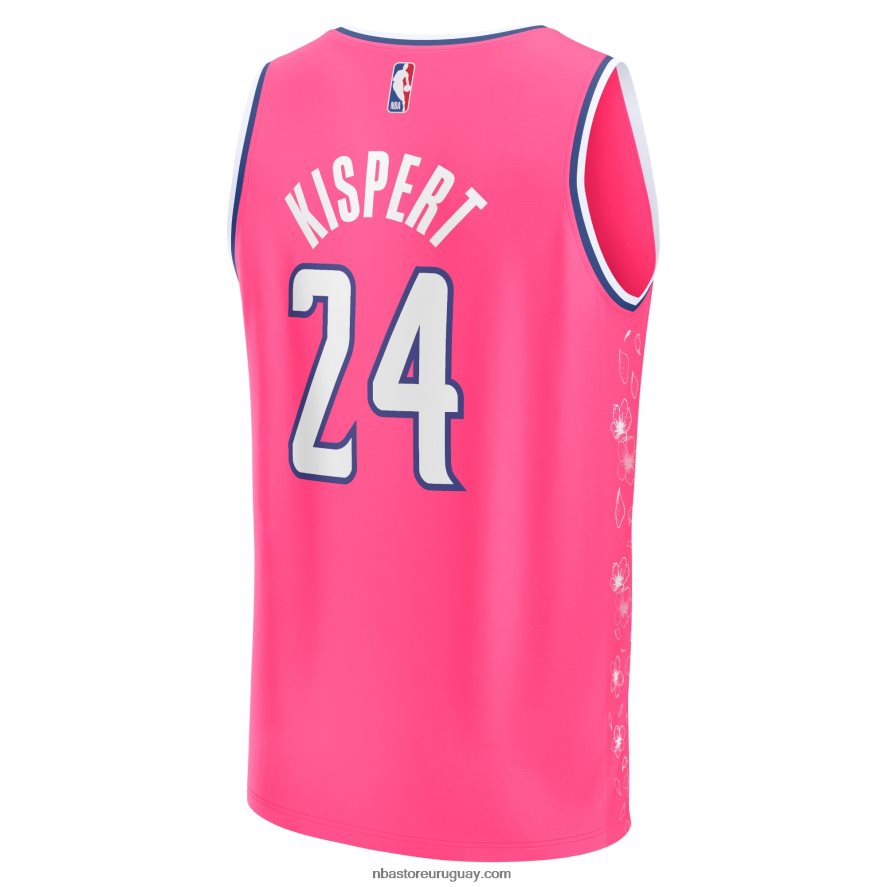 camiseta rosa fastbreak corey kispert de los magos de washington 6L080N1774 NBA