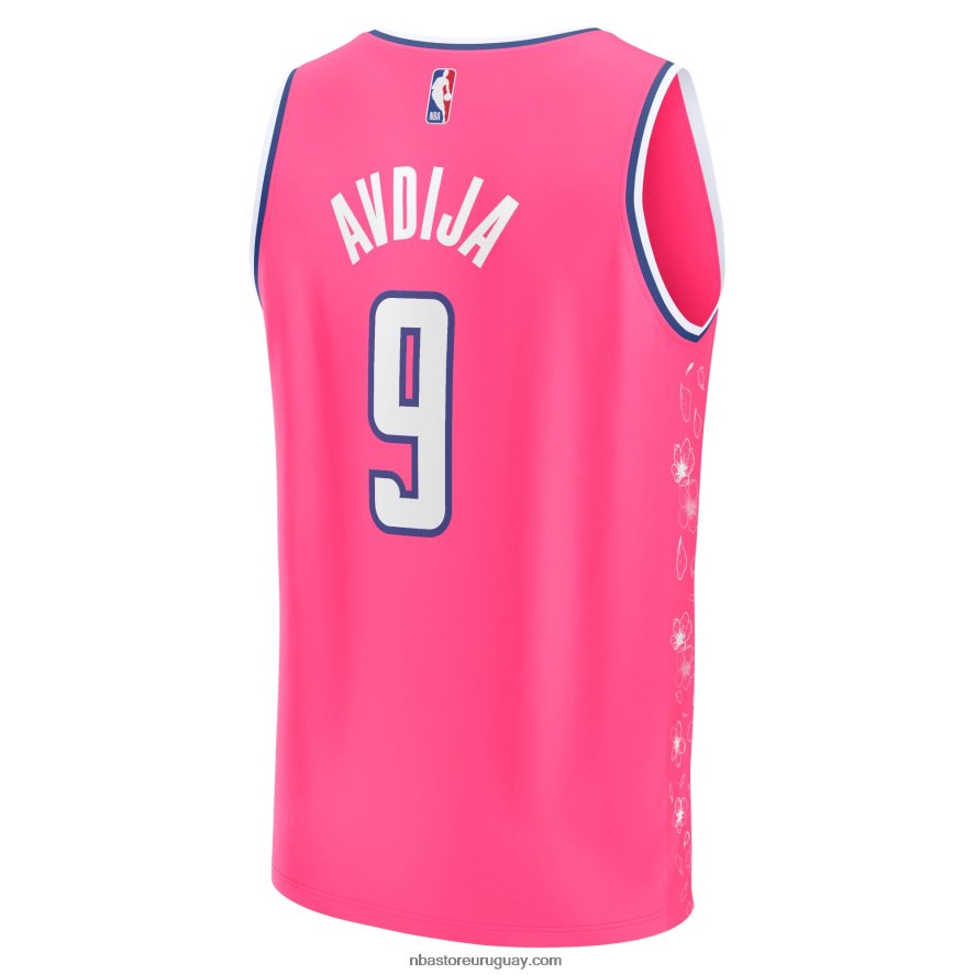 camiseta rosa fastbreak de los magos de washington deni avdija 6L080N3861 NBA