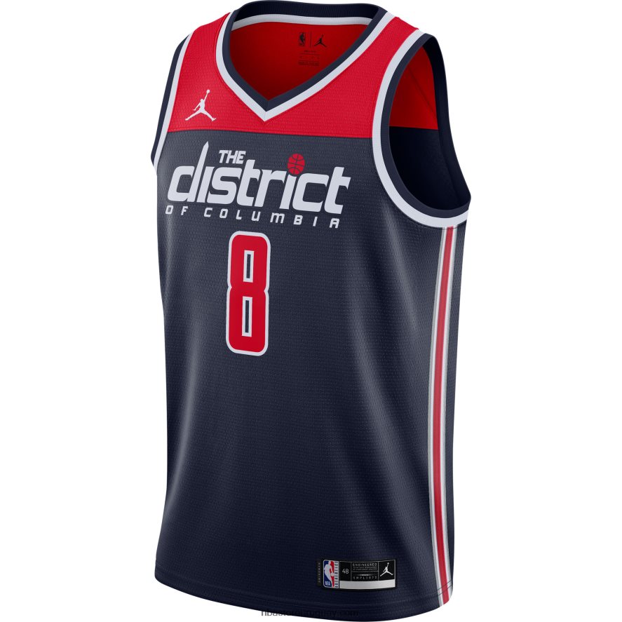 magos de washington rui hachimura jordan brand jersey de jugador swingman azul marino 6L080N7827 NBA