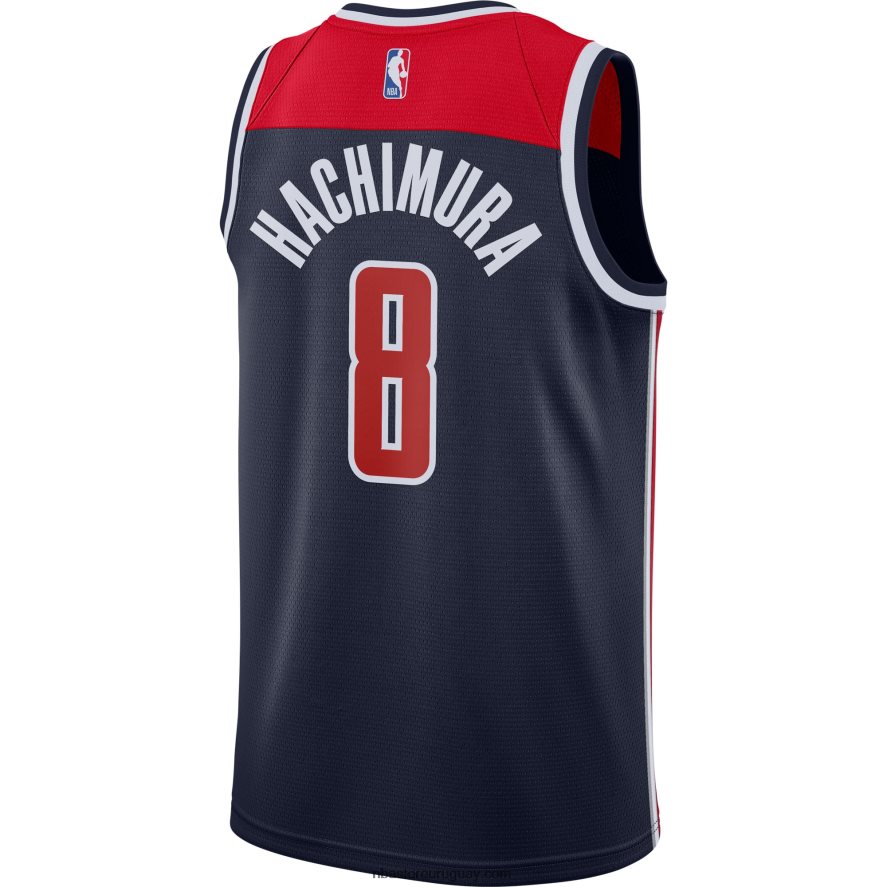 magos de washington rui hachimura jordan brand jersey de jugador swingman azul marino 6L080N7827 NBA