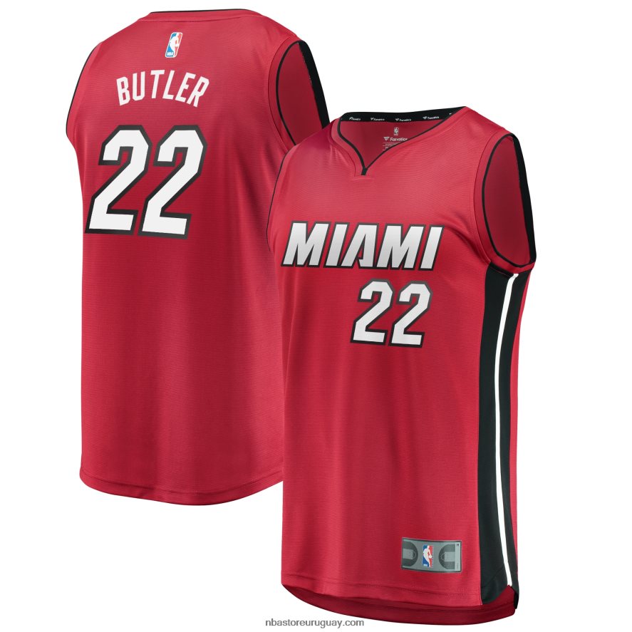 Miami Heat Réplica de camiseta roja de Jimmy Butler Fast Break 6L080N1028 NBA