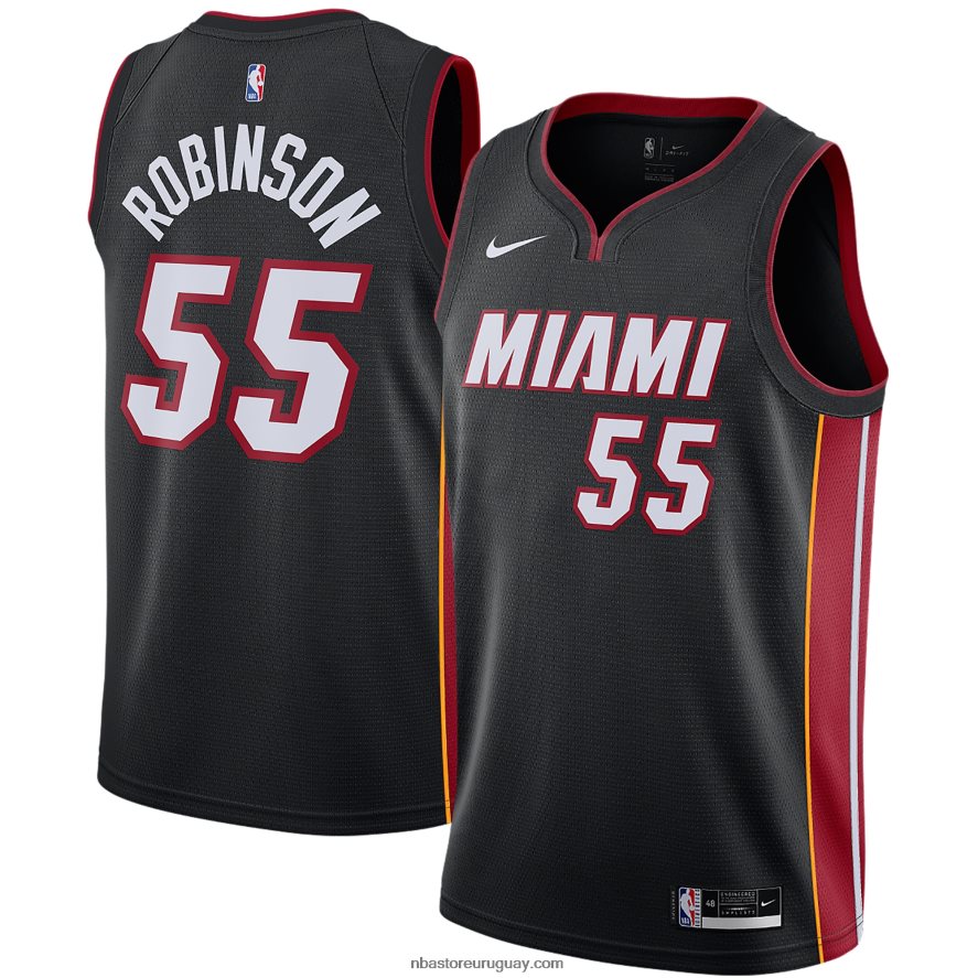 camiseta miami heat duncan robinson nike swingman negra 6L080N16197 NBA