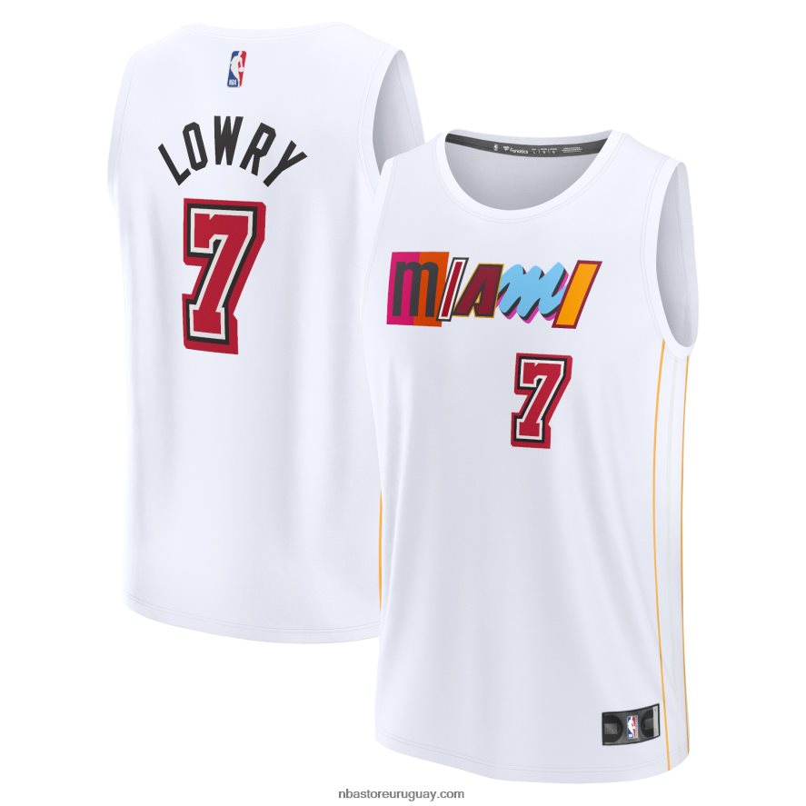 miami calor kyle lowry blanco fastbreak jersey 6L080N1363 NBA