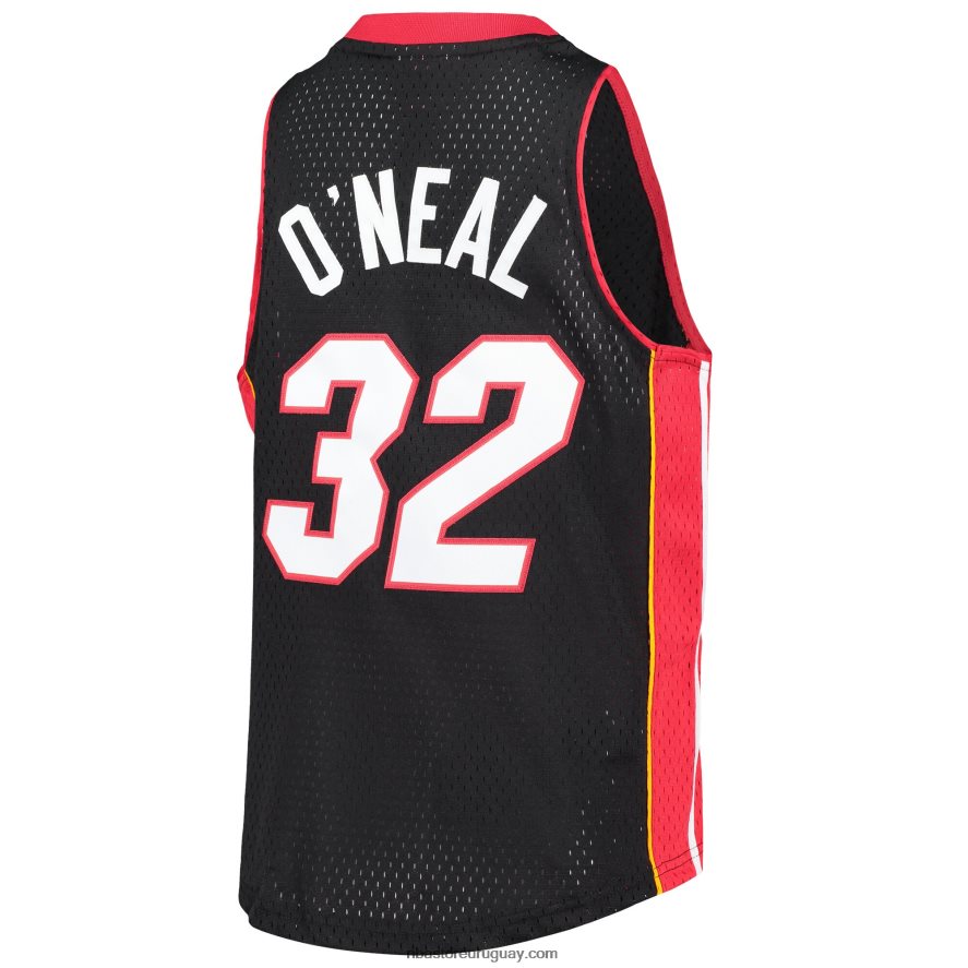 miami heat shaquille o\'neal negro grande y alto hardwood classics swingman jersey 6L080N6023 NBA