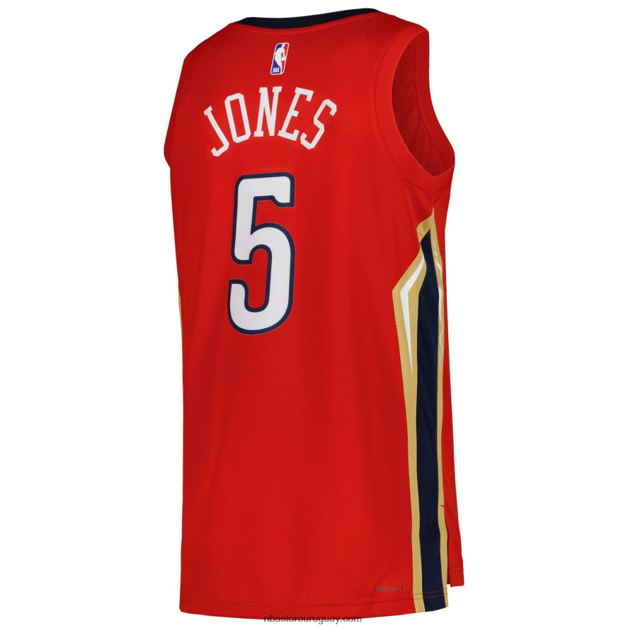New Orleans Pelicans Herbert Jones Jordan Brand Réplica Roja Jersey Swingman 6L080N7718 NBA
