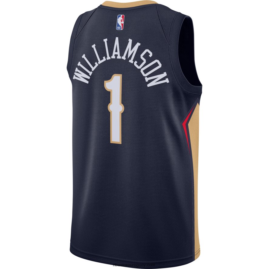 New Orleans Pelicans Zion Williamson Nike Azul Marino Swingman Jersey 6L080N2098 NBA