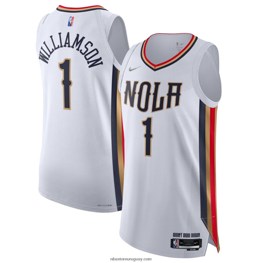 camiseta new orleans pelicans zion williamson nike blanca swingman 6L080N1959 NBA