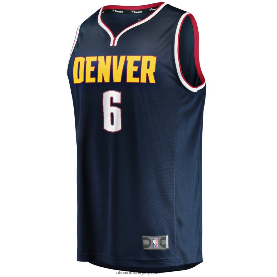 denver nuggets deandre jordan camiseta de jugador de ruptura rápida azul marino 6L080N7170 NBA