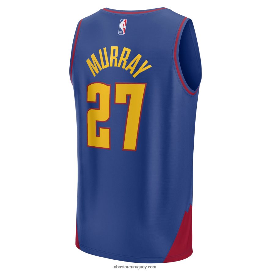 denver nuggets jamal murray azul fast break player jersey 6L080N1288 NBA