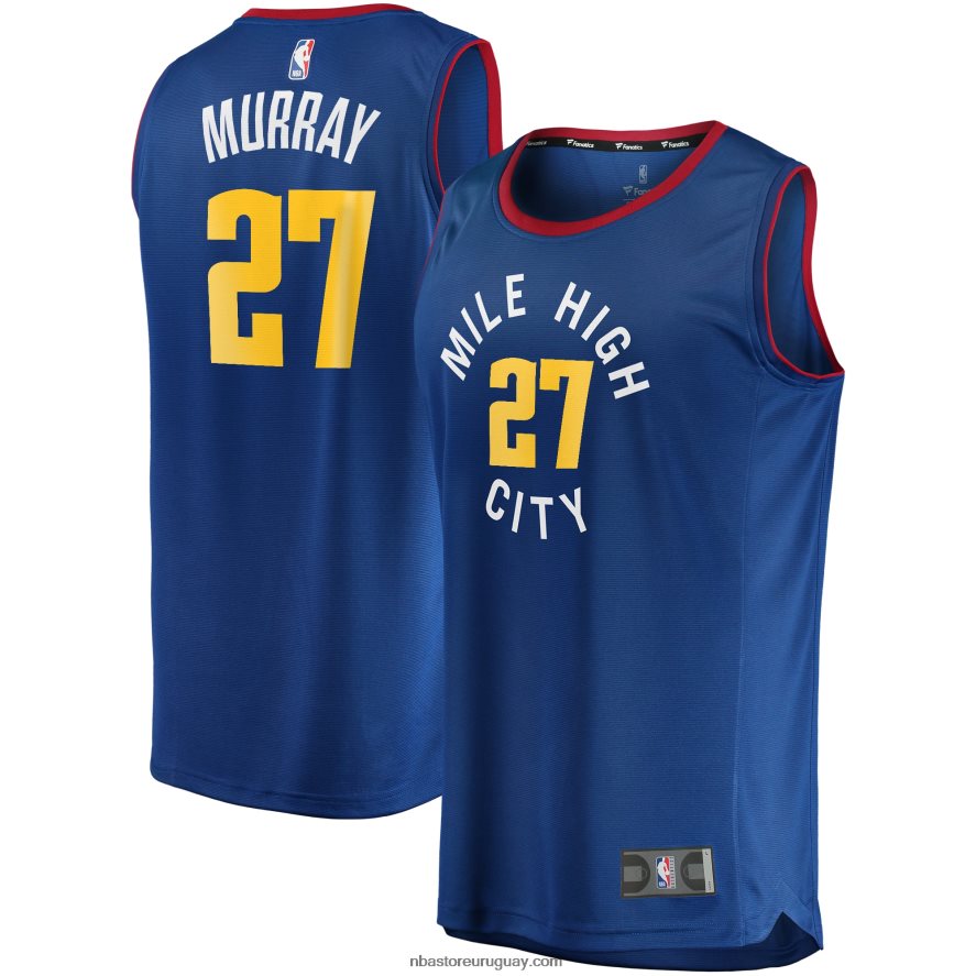 denver nuggets jamal murray azul fast break replica jugador jersey 6L080N1469 NBA