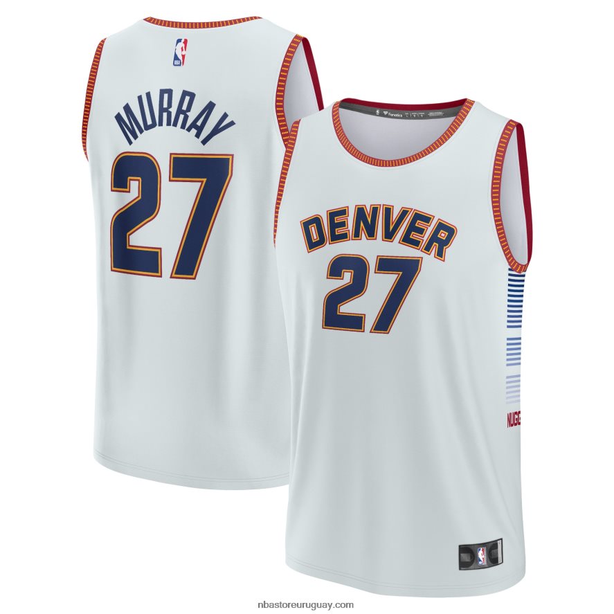 denver nuggets jamal murray plata fastbreak jersey 6L080N966 NBA