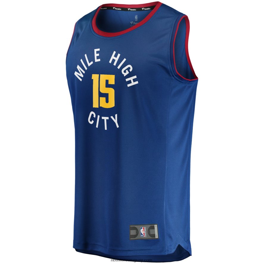 denver nuggets nikola jokic azul fast break replica playera de jugador 6L080N5194 NBA
