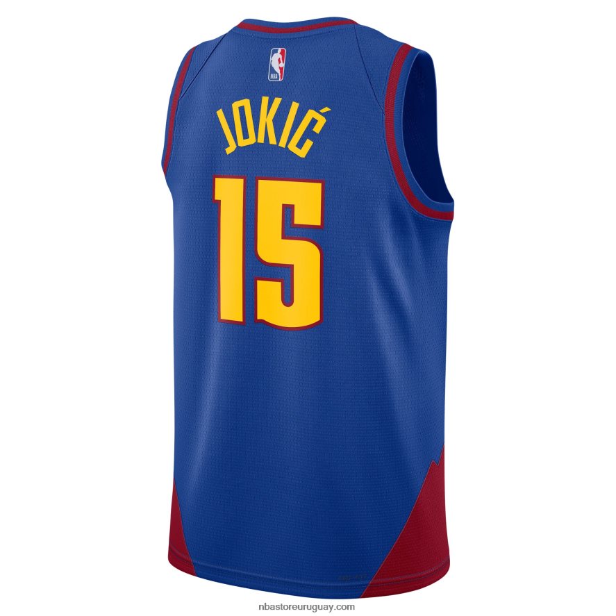 denver nuggets nikola jokic jordan marca azul swingman jersey 6L080N459 NBA