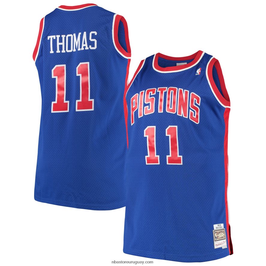 detroit pistons isaiah thomas mitchell & ness royal big & tall hardwood classics jersey 6L080N1709 NBA
