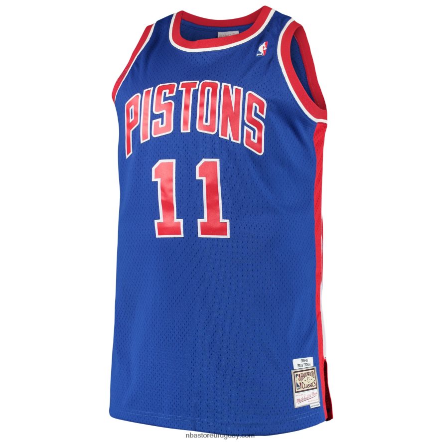 detroit pistons isaiah thomas mitchell & ness royal big & tall hardwood classics jersey 6L080N1709 NBA