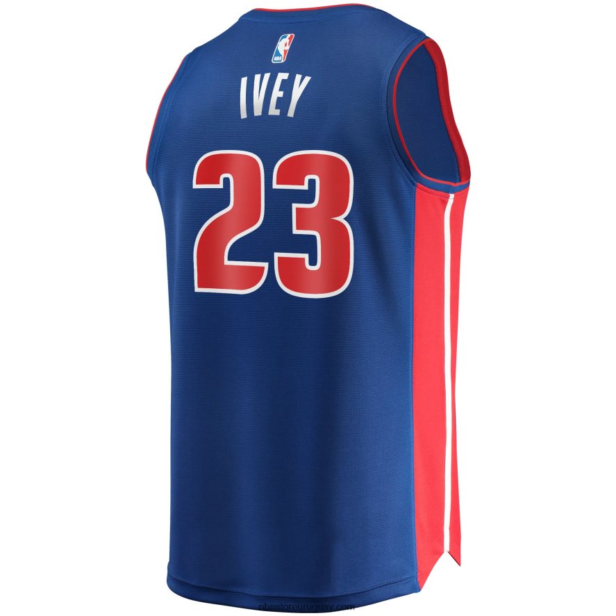 detroit pistons jaden ivey blue draft selección de primera ronda fast break replica player jersey 6L080N443 NBA