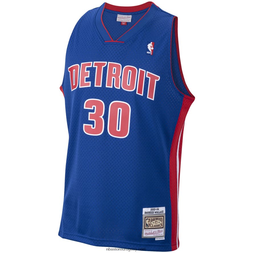 detroit pistons rasheed wallace mitchell & ness royal hardwood classics swingman jersey 6L080N5078 NBA