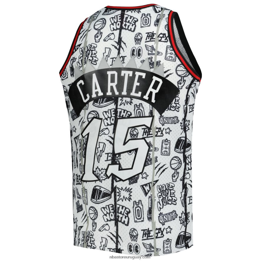 toronto raptors vince carter mitchell & ness jersey blanco alero 6L080N4712 NBA